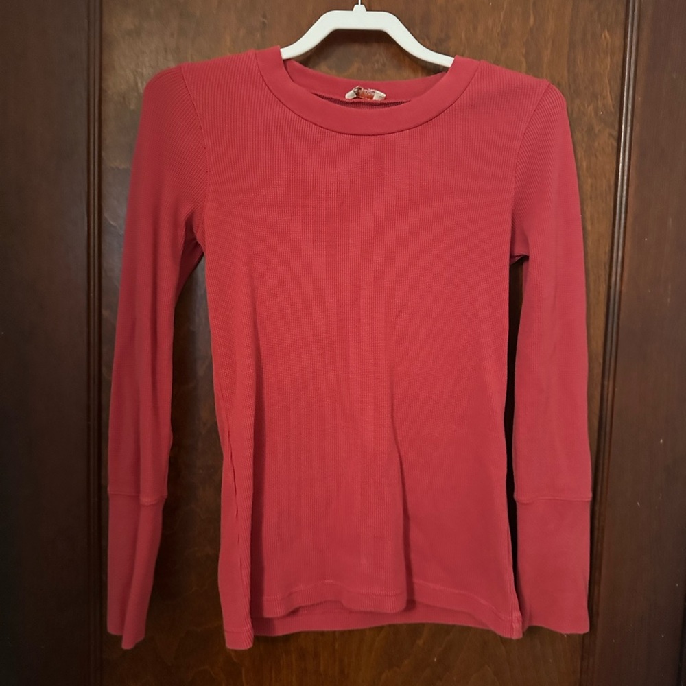 Sundance Long Sleeve Thermal Top Velvet Trim S - Picture 2 of 4
